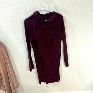 Long sleeve sweater dress